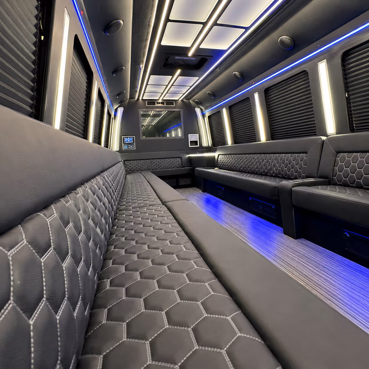 roswell night out party bus rental
