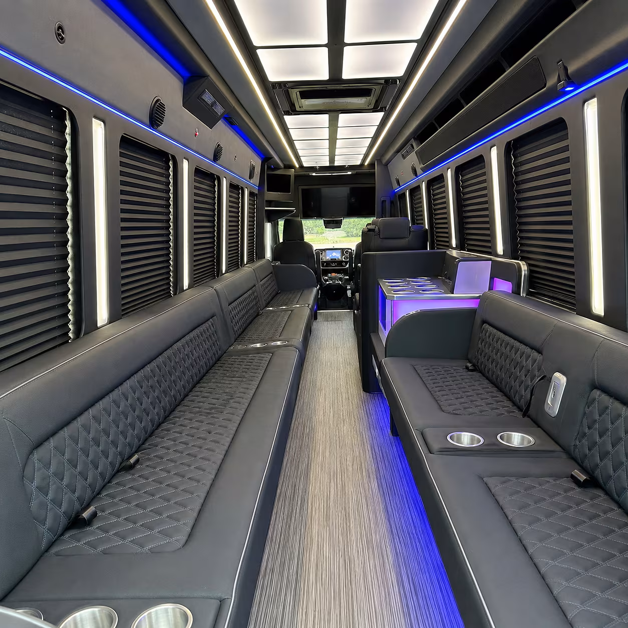 roswell party bus interior
