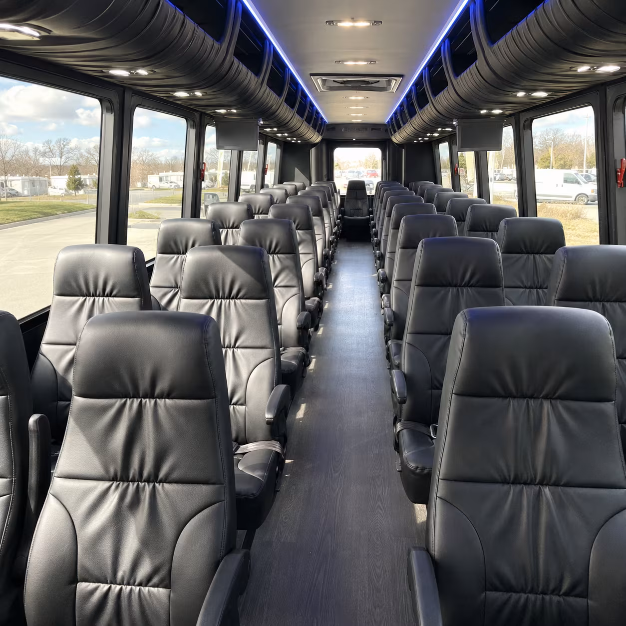 what kind of bus do i need and how does that change the price in roswell